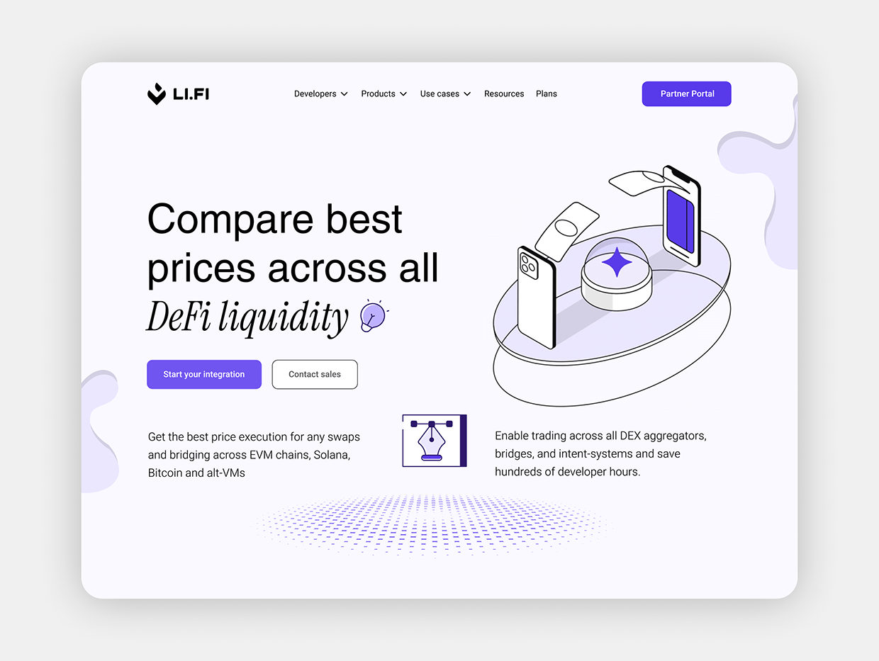 DeFi Liquidity | Cross-Chain SaaS AI Landing Page Image 2
