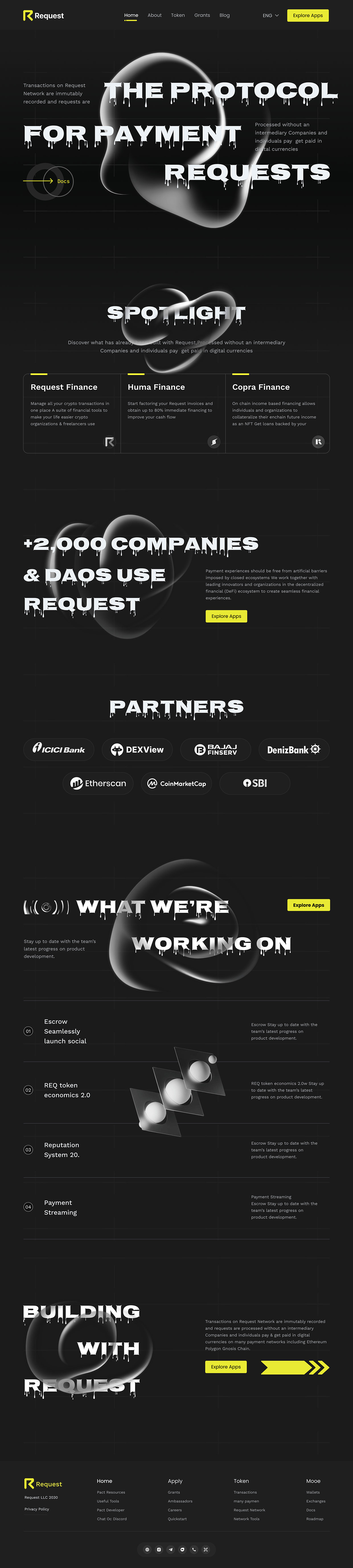 Modern SaaS landing page Image 1