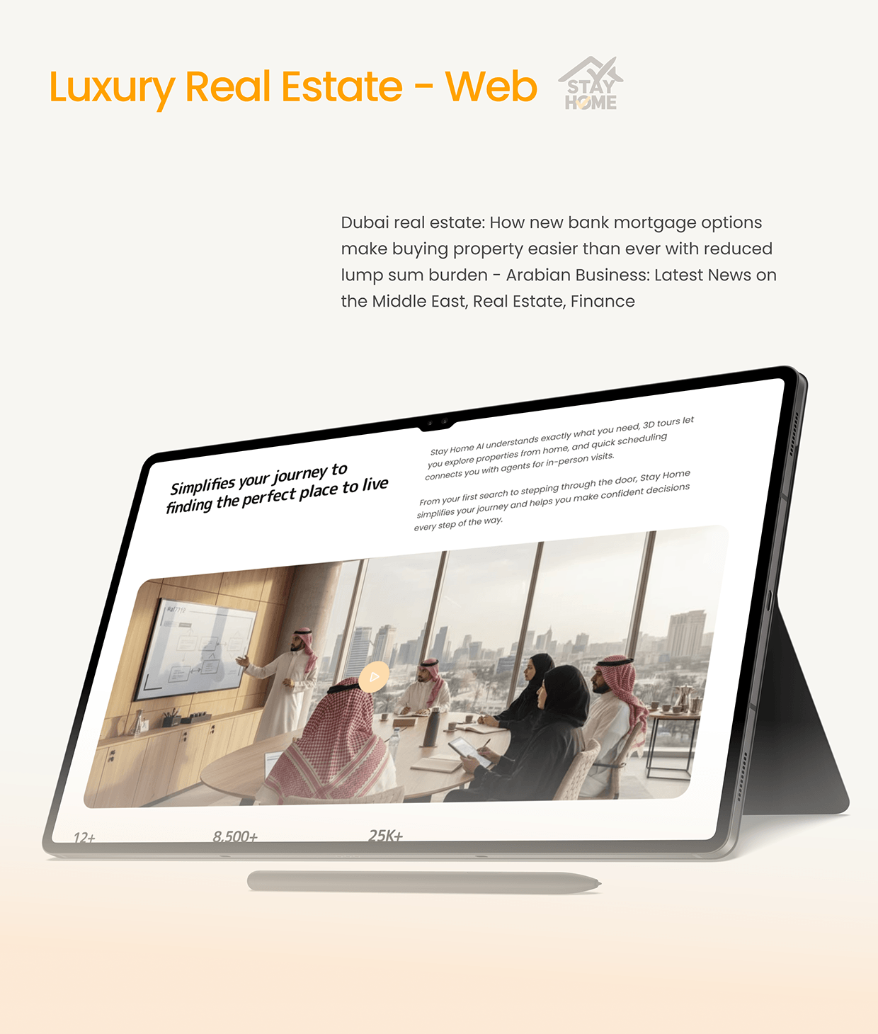 Luxury Real Estate Website Design Image 2