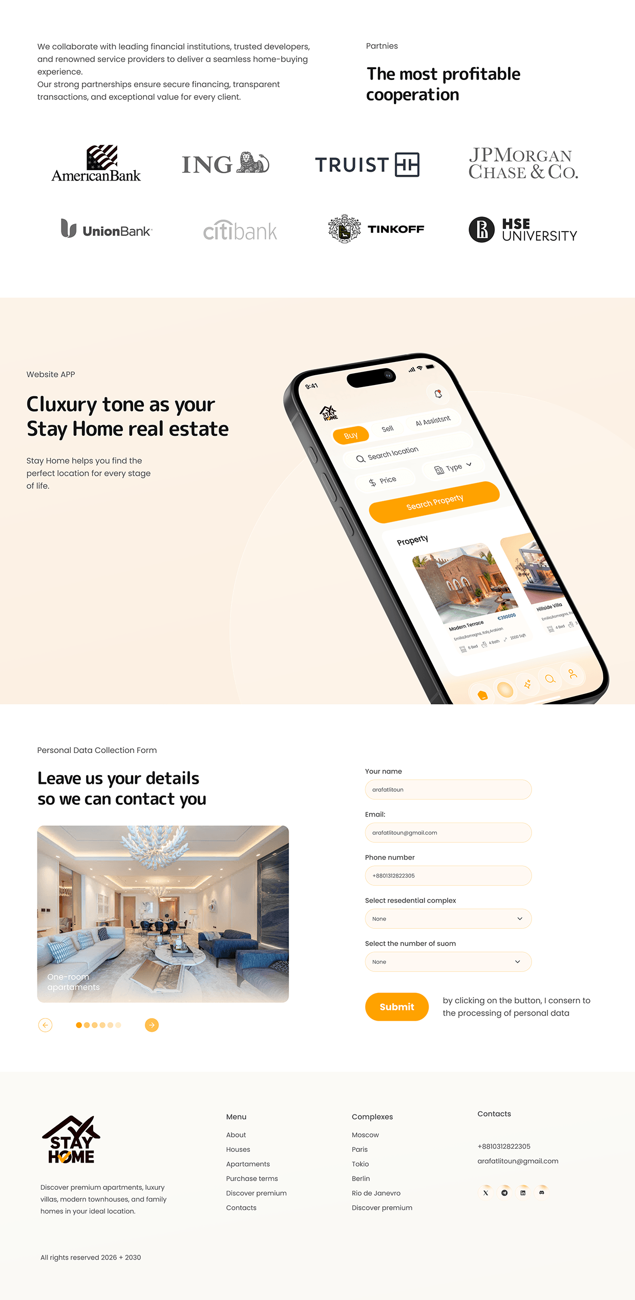 Luxury Real Estate Website Design Image 12