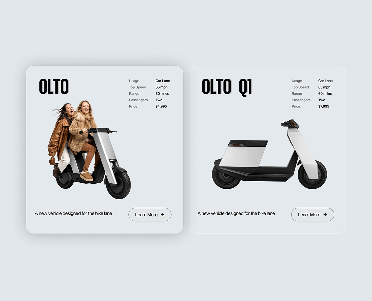 E-Bike Landing Page - Mobile app Image 0
