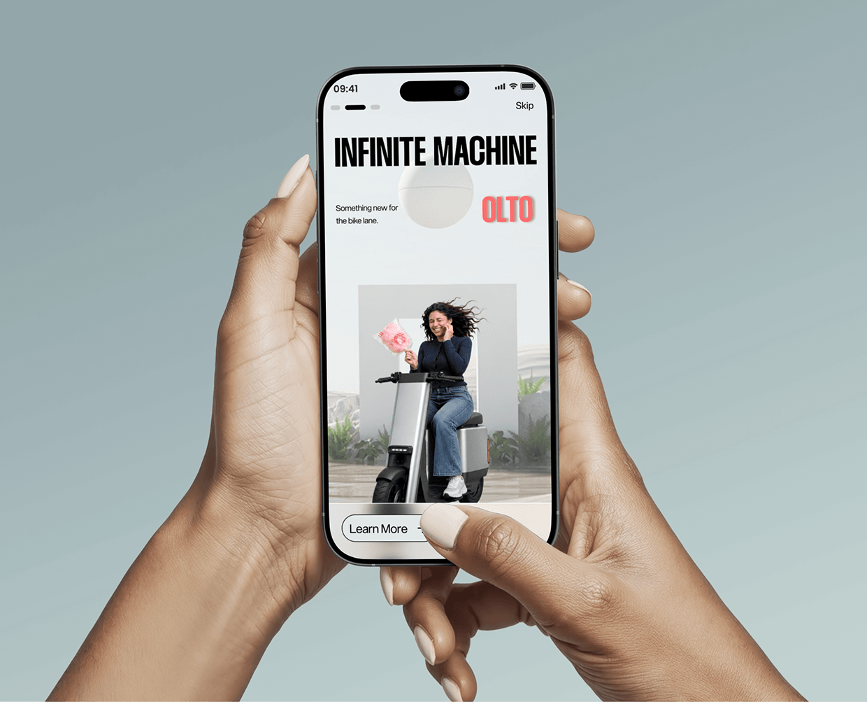 E-Bike Landing Page - Mobile app Image 5