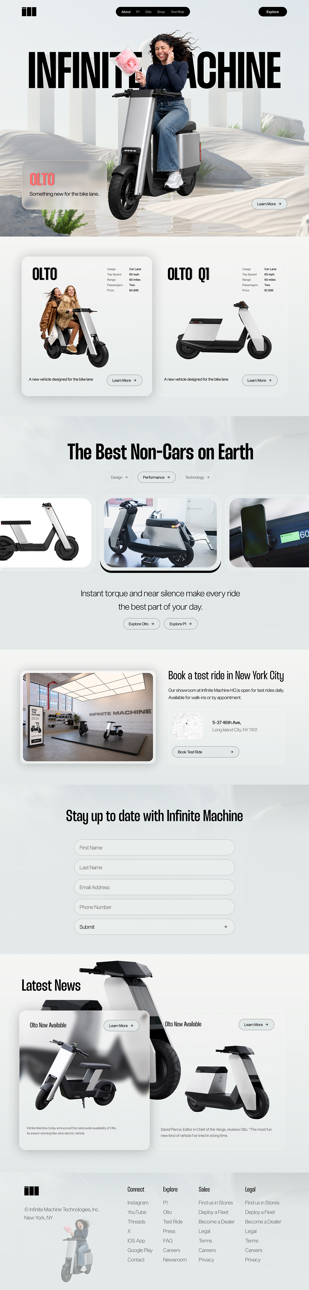 E-Bike Landing Page - Mobile app Image 7
