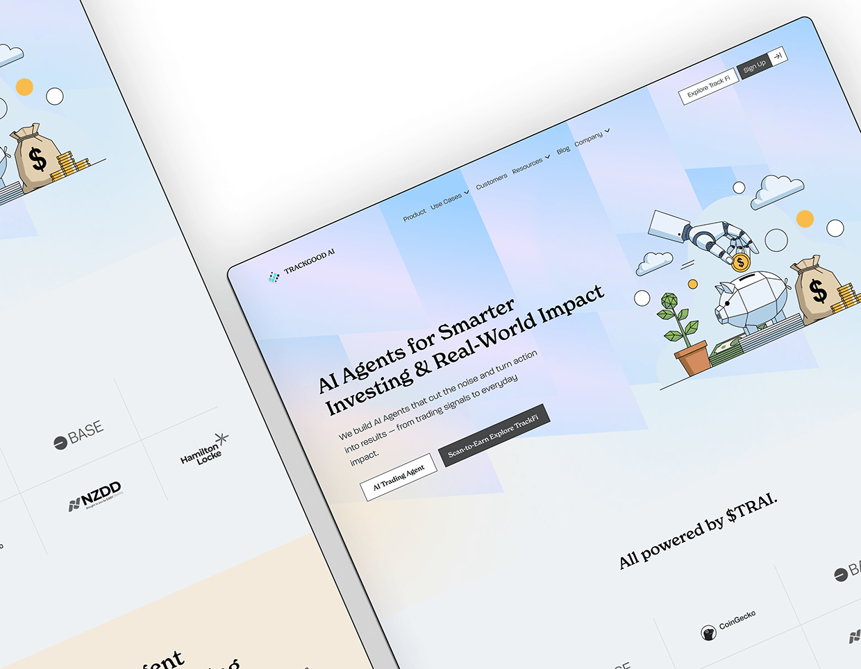 TrackGood AI - AI Agent Platform Landing Page Image 2
