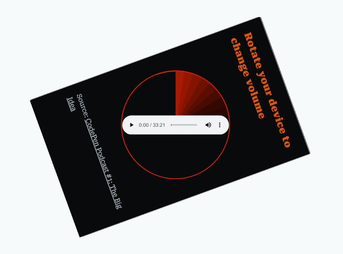 Embodied volume control for Android