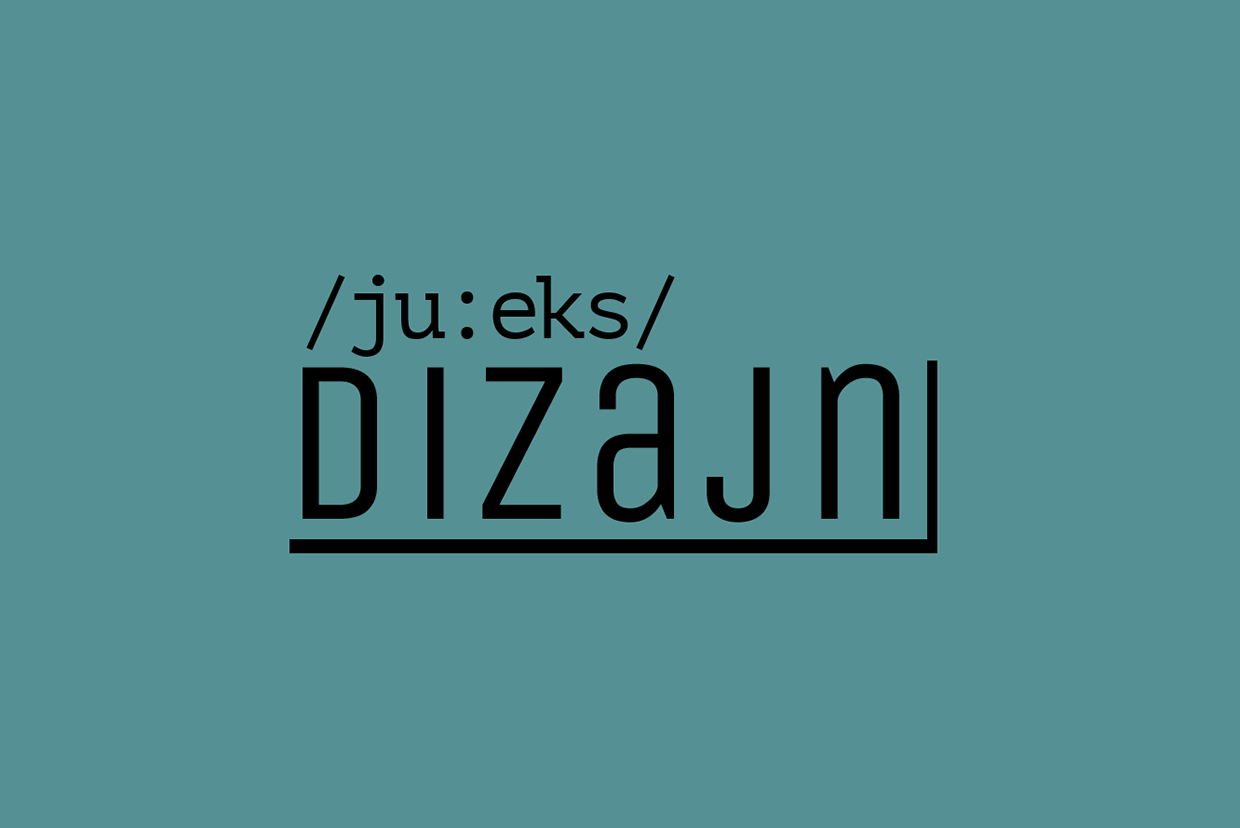 ju:eks dizajn Logo