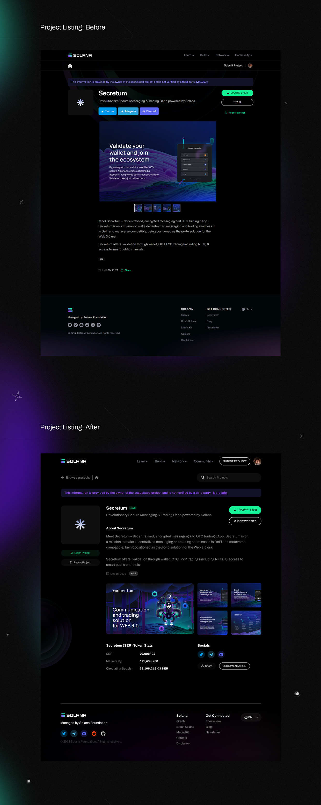 Solana Ecosystem Website Redesign Image 3