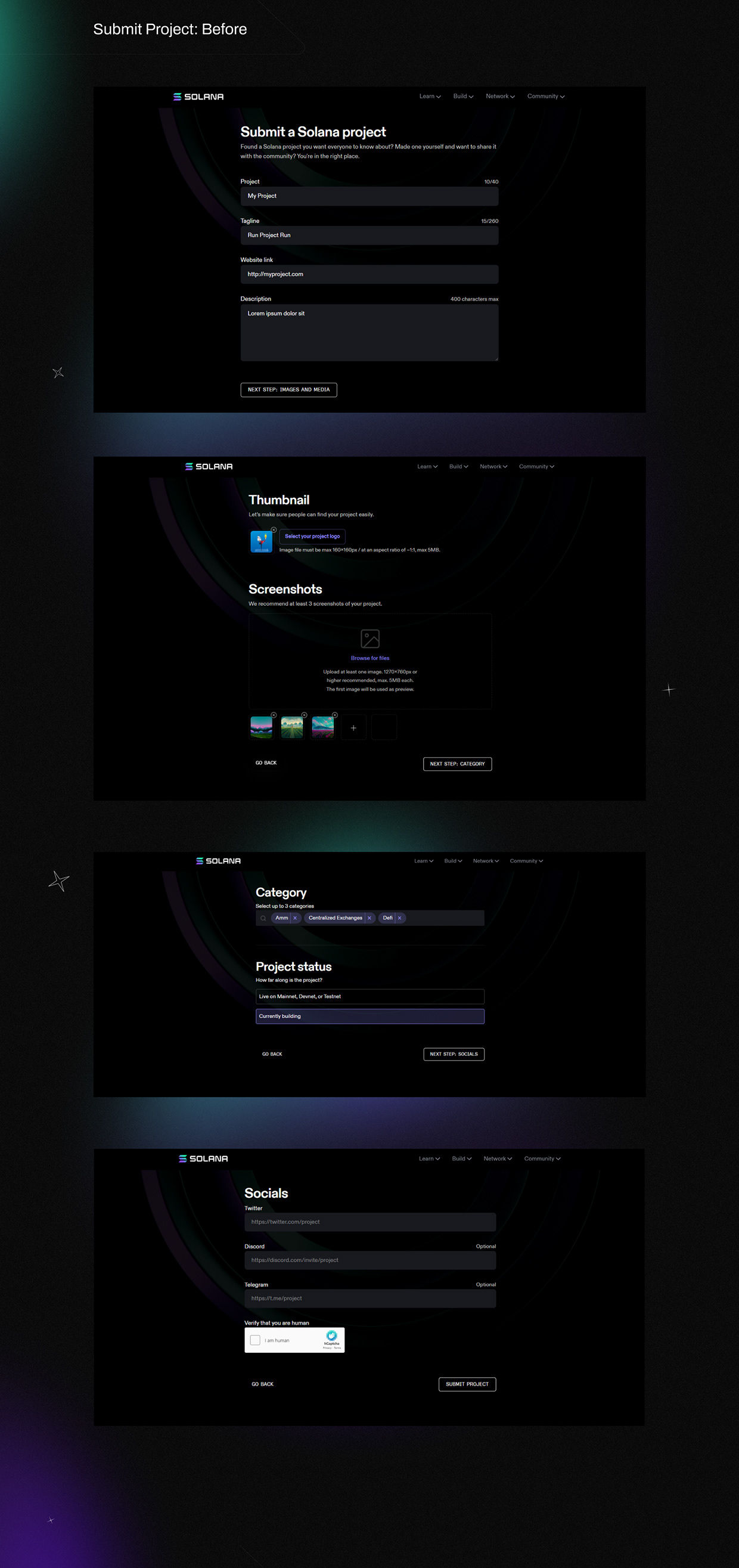 Solana Ecosystem Website Redesign Image 4