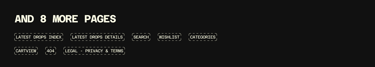 RAWLINE - Hypewear E-Commerce Framer Site Image 7