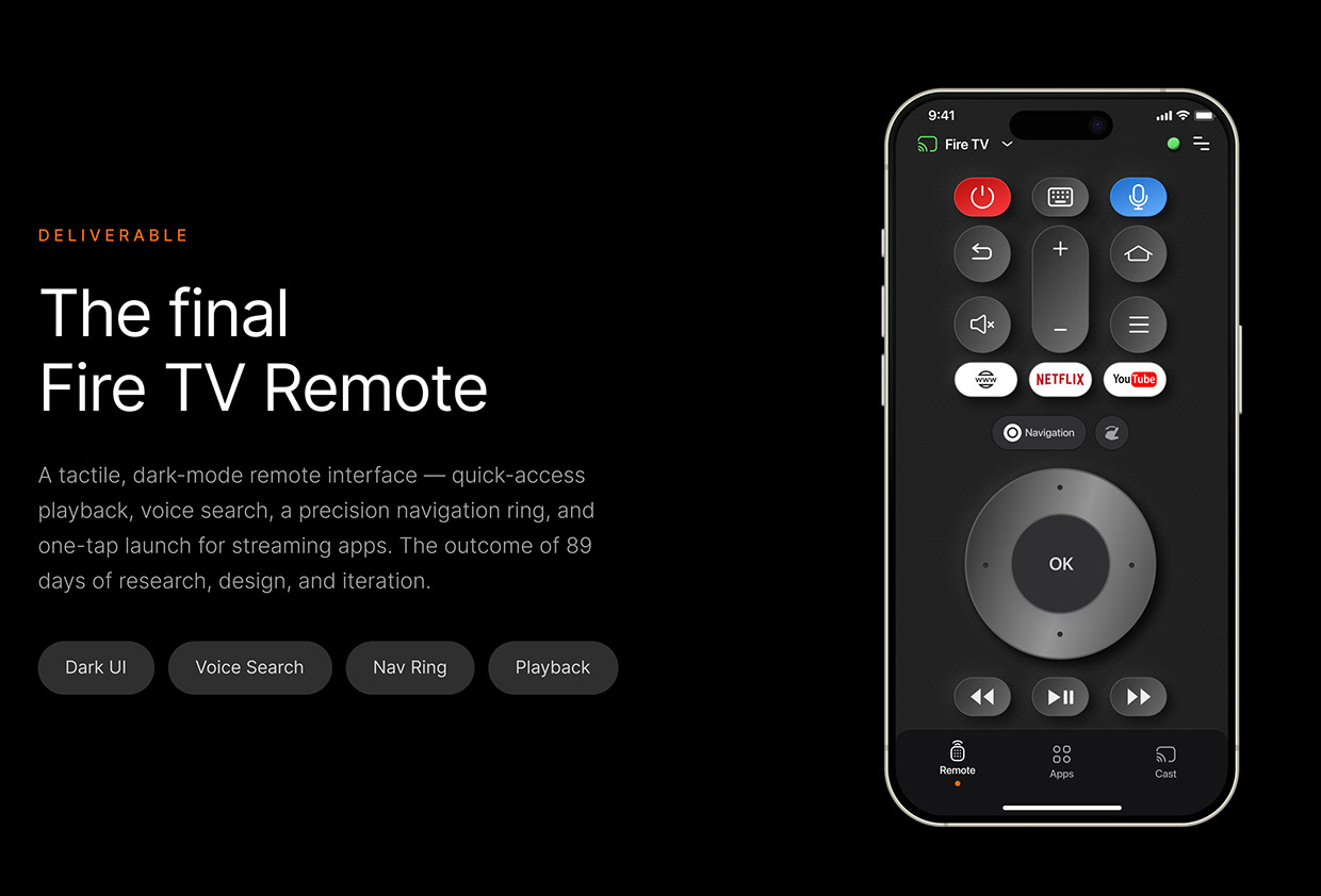 Remote Fire TV_UX UI Design | Cao Huệ Image 2