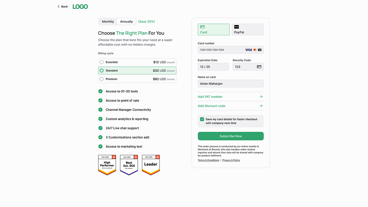 Trust-Driven Payment UX Image 2