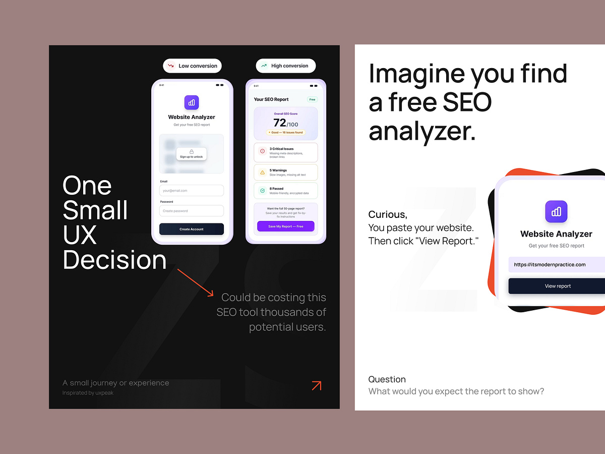 Product Design Case Study – From Friction to Conversion