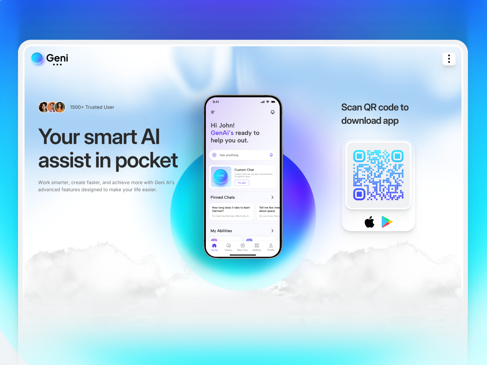 GeniAI: Responsive 3D Website Template by Jitu Raut — Framer Marketplace