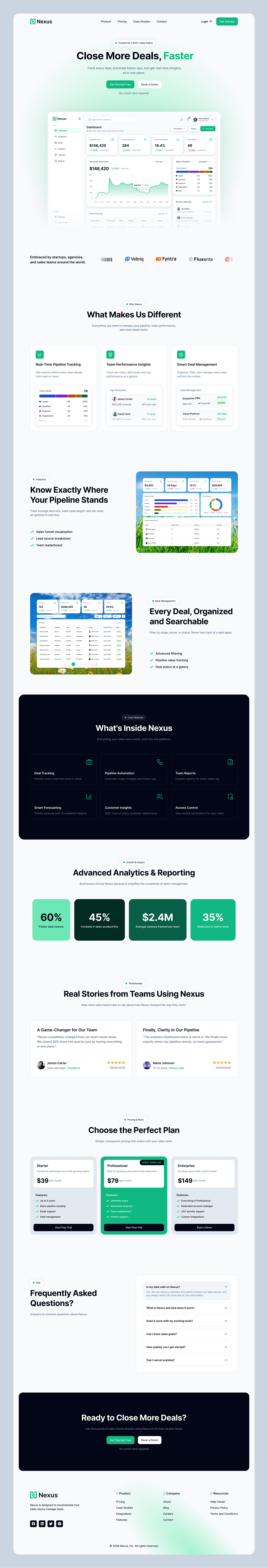Nexus - SaaS Landing Page Image 0