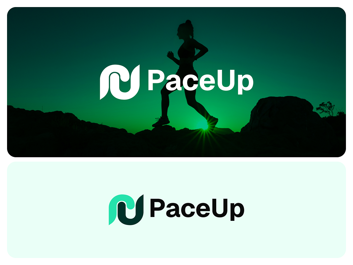 PaceUp – Fitness Logo Design Image 0