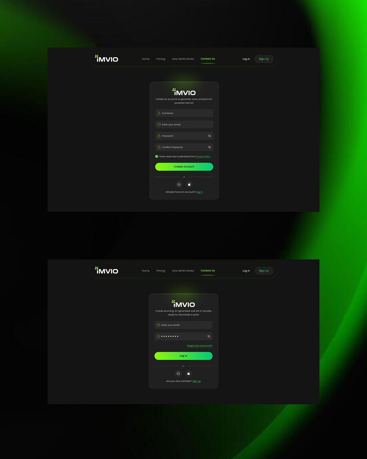 ✨ AI Wall Art Generator - Website + SaaS Product Design Image 0