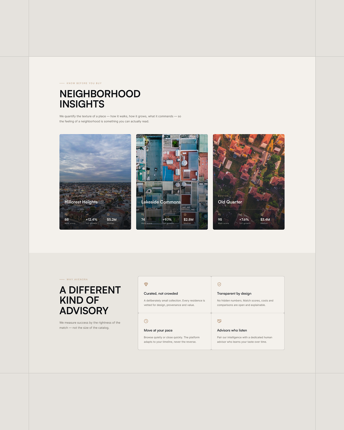 AVENORA ✨ AI-Powered Real Estate Website Design Image 1