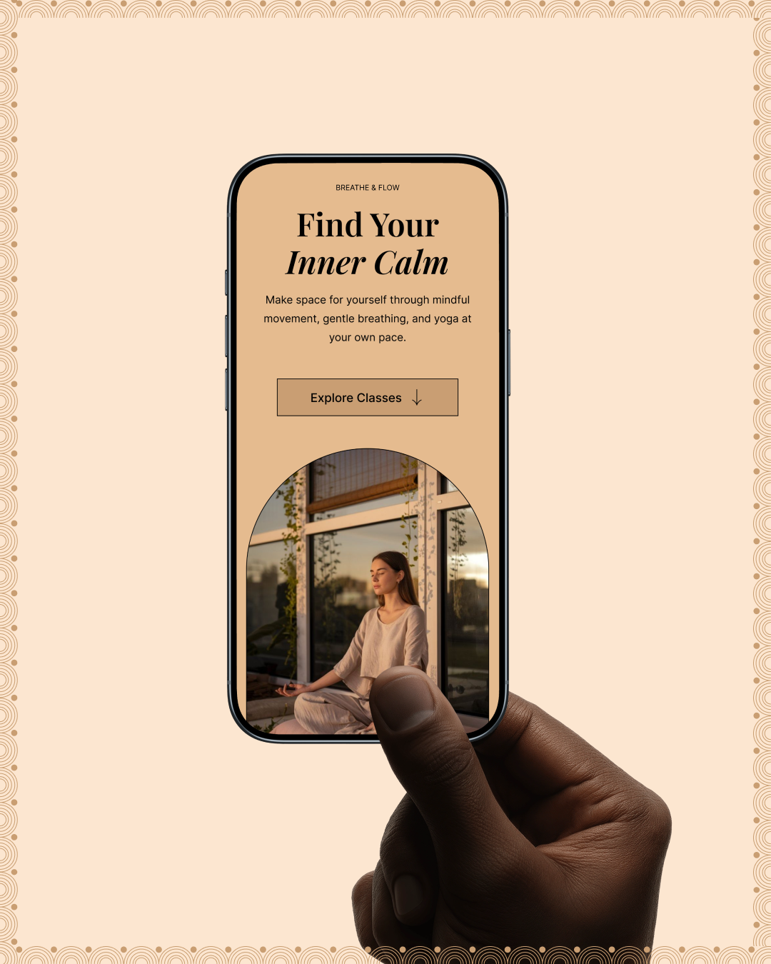 Prana - Yoga & Wellness Website Design Image 1
