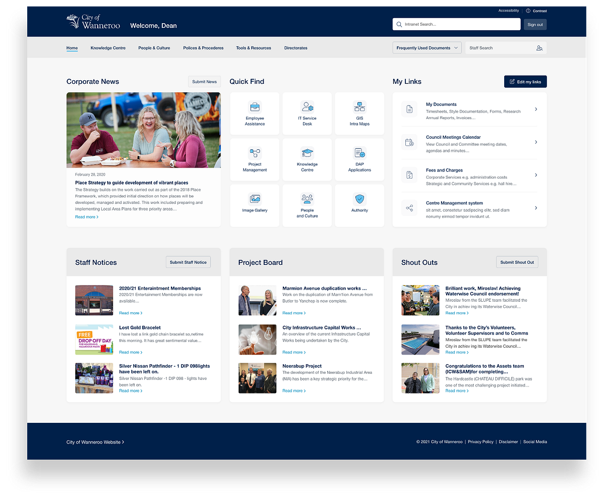 Intranet City Of Wanneroo WA Image 2