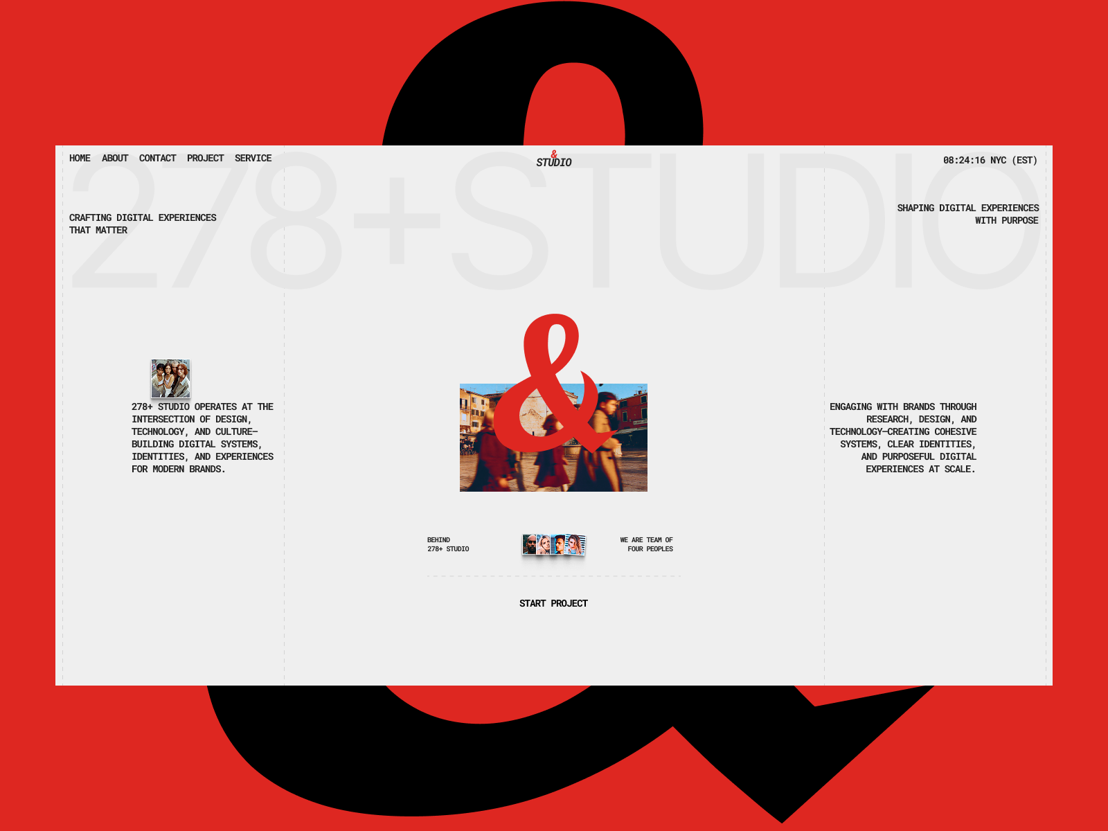278&STUDIO: Free Portfolio Website Template by Emon