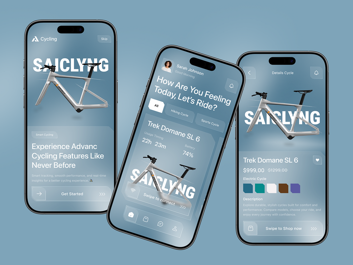 Smart Cycling Mobile App Image 2