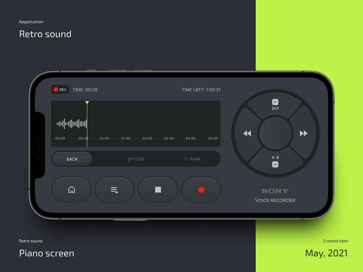 Retro sound - Record app