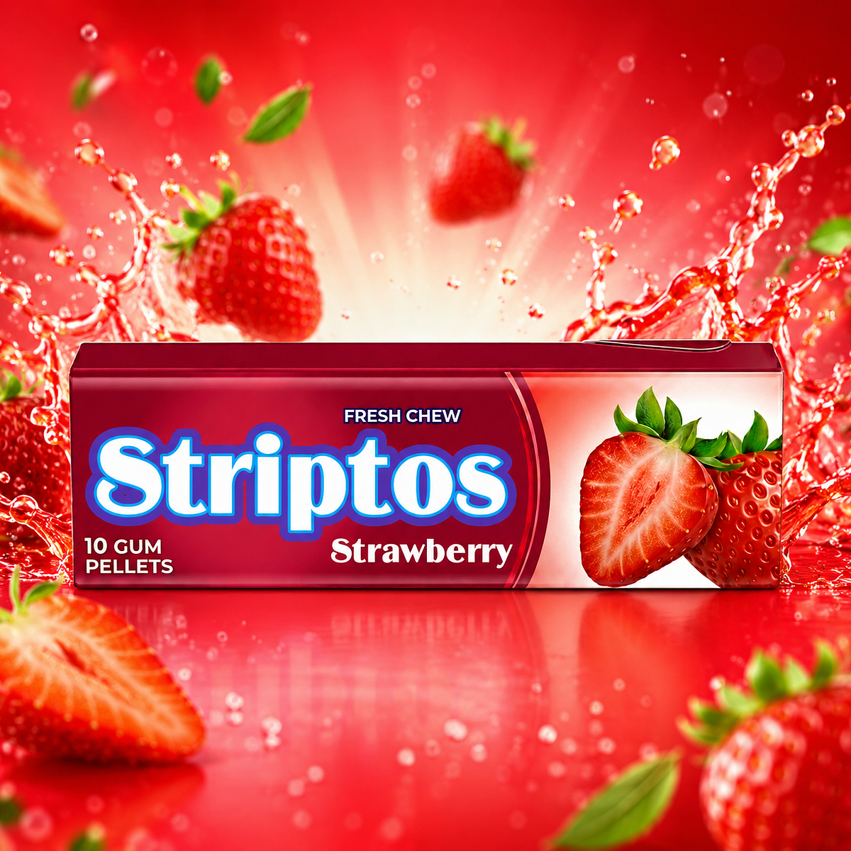 Striptos Gum — A Fresh Identity for Everyday Flavor Image 0