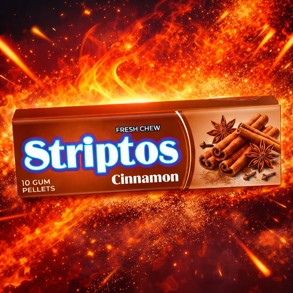 Striptos Gum — A Fresh Identity for Everyday Flavor Image 1