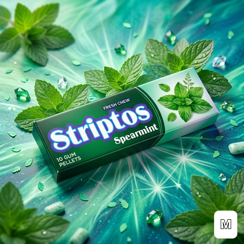 Striptos Gum — A Fresh Identity for Everyday Flavor Image 3