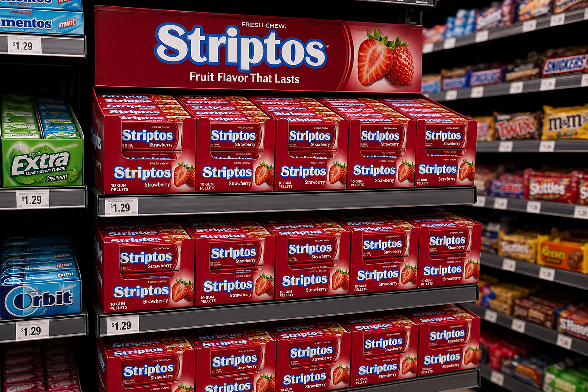Striptos Gum — A Fresh Identity for Everyday Flavor Image 5