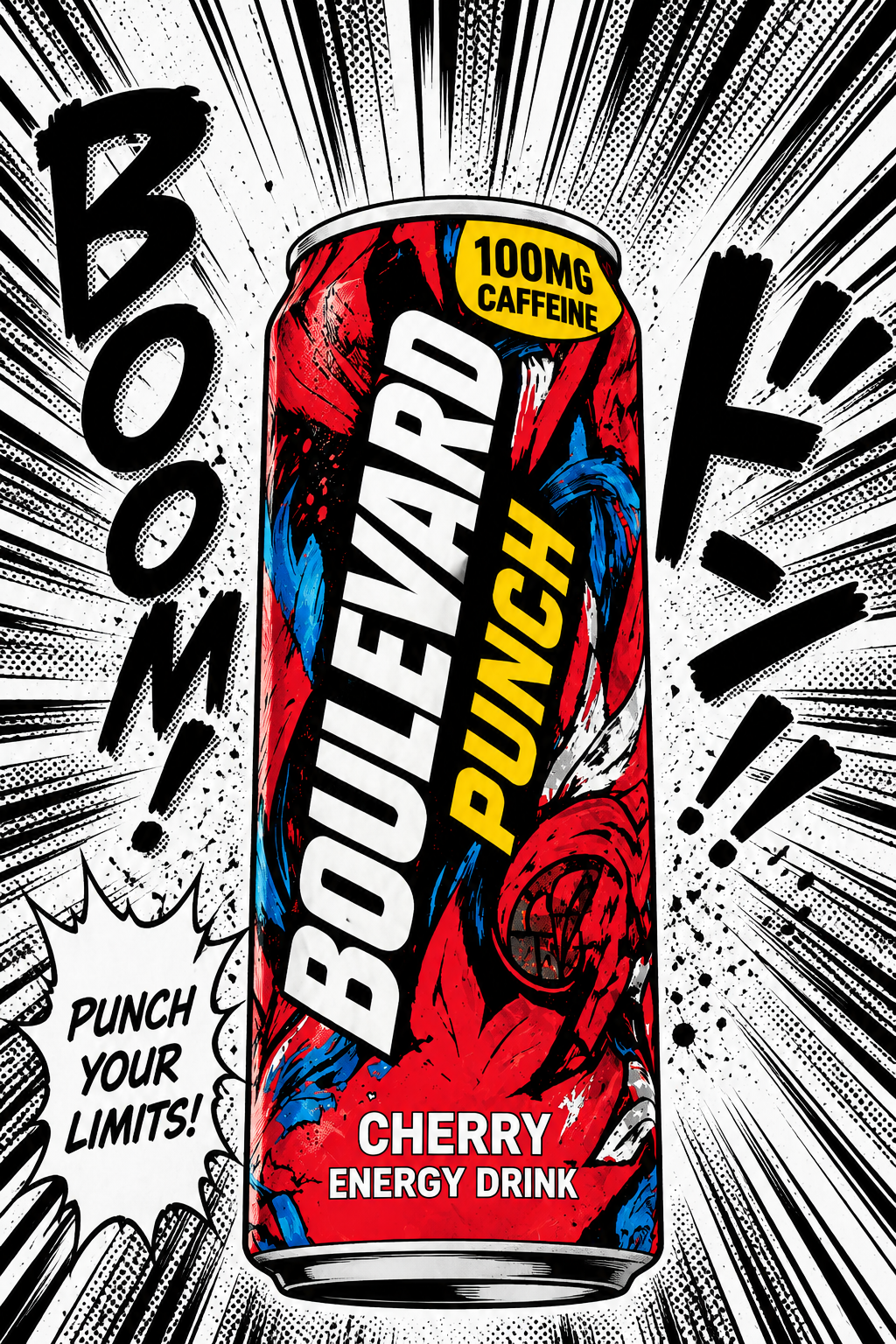 Boulevard Punch | Street Art Inspired Energy Drink Image 1