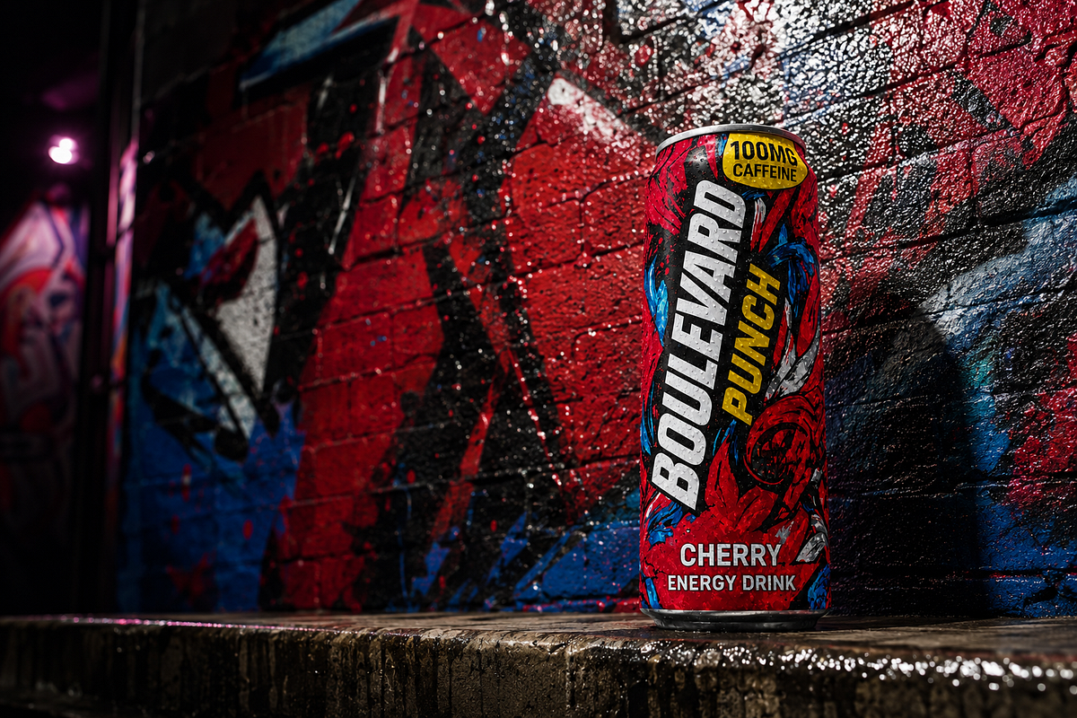 Boulevard Punch | Street Art Inspired Energy Drink Image 12