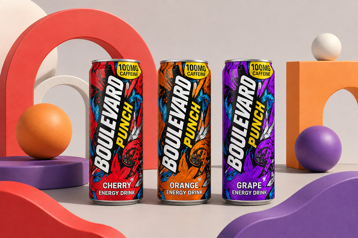 Boulevard Punch | Street Art Inspired Energy Drink Image 13