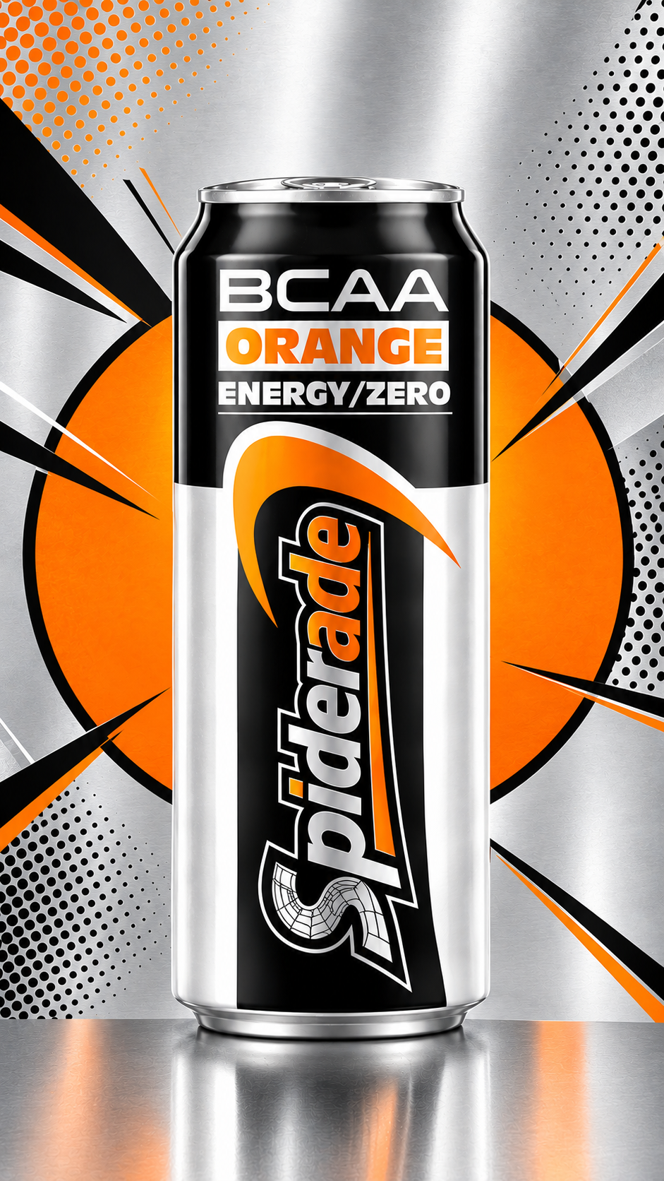 SPIDERADE BCAA ORANGE — Redefining Energy Through Bold Visuals Image 1