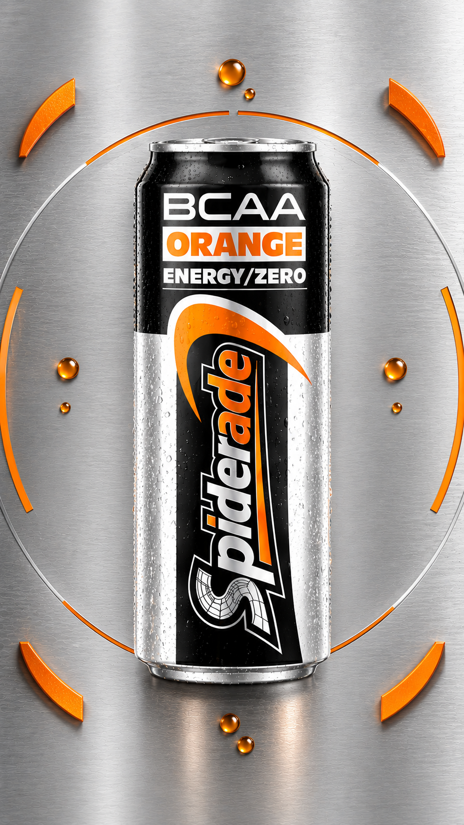SPIDERADE BCAA ORANGE — Redefining Energy Through Bold Visuals Image 5