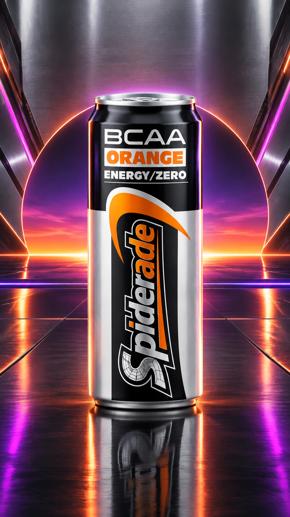 SPIDERADE BCAA ORANGE — Redefining Energy Through Bold Visuals Image 7