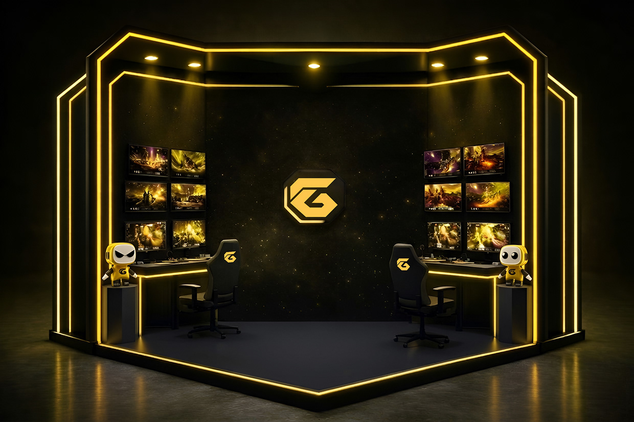 GameNow — Tournament Branding, Mascot & Event