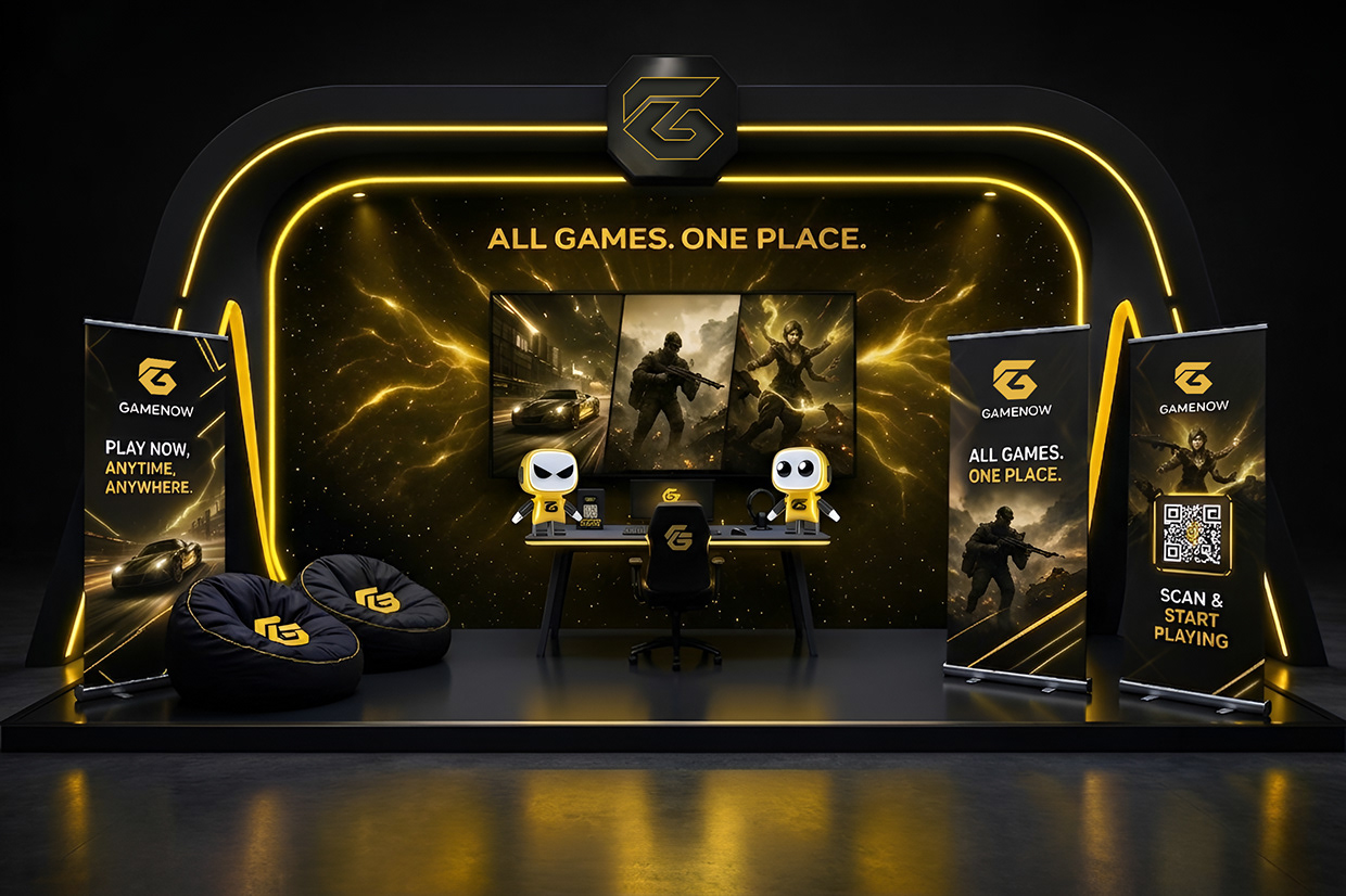 GameNow — Tournament Branding, Mascot & Event Image 0
