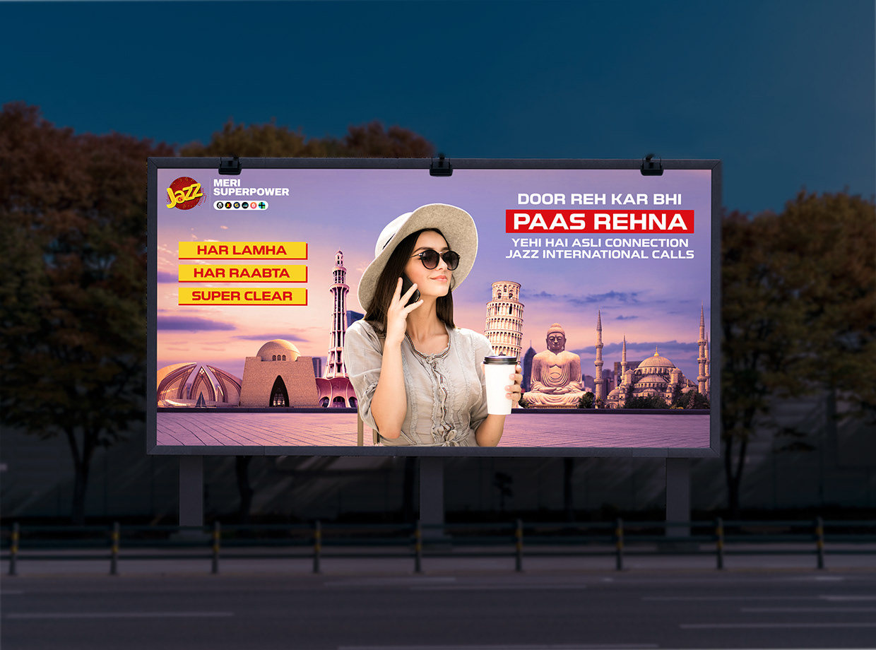 Jazz — International Connectivity Campaign OOH