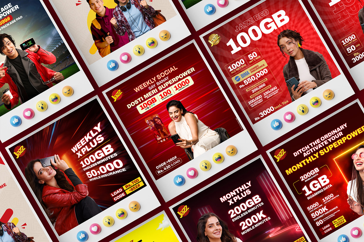 Jazz Consumer Products | Social Media Campaigns