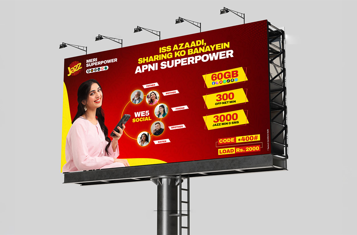 Jazz Ecosystem | OOH Campaigns & Product Marketing Image 3