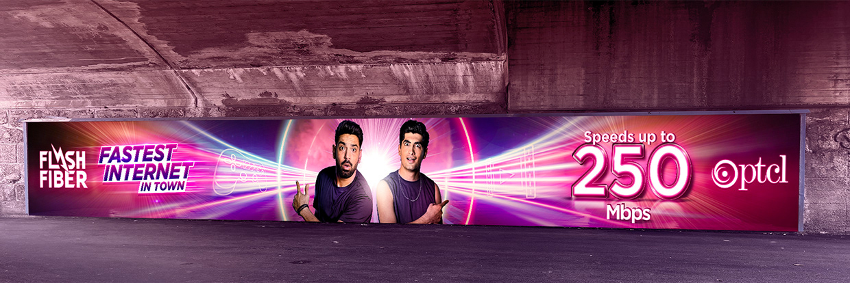PTCL Flash Fiber — Fastest Internet OOH Launch Campaign Image 9