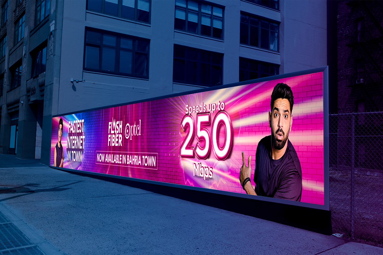 PTCL Flash Fiber — Fastest Internet OOH Launch Campaign Image 13