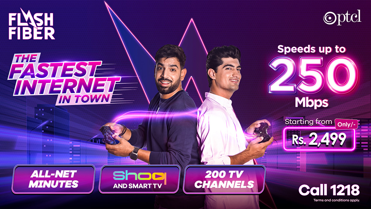 PTCL Flash Fiber | High-Speed Internet | OOH Campaigns Image 6