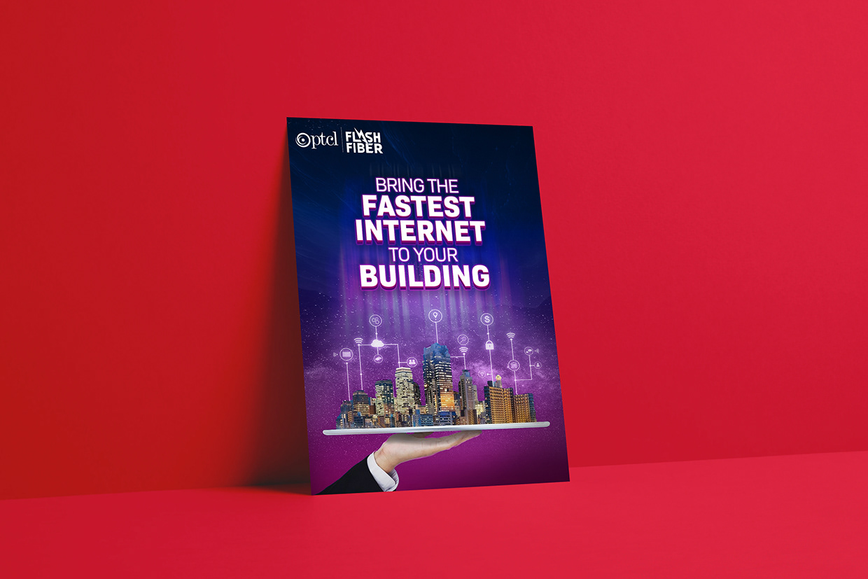 PTCL Flash Fiber | B2B Corporate Commercial Collateral Image 2