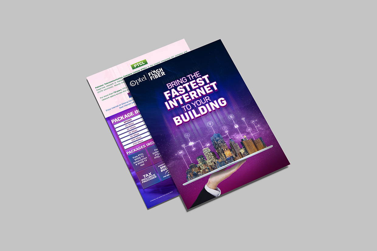 PTCL Flash Fiber | B2B Corporate Commercial Collateral Image 5