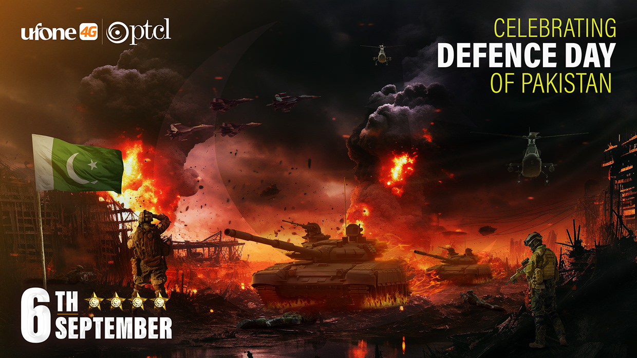 Ufone 4G & PTCL | 6th September Defence Day Campaign Image 0