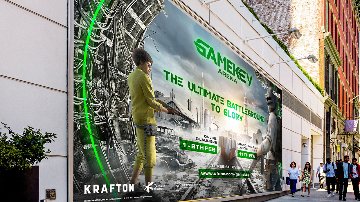 Ufone GameKey – Level Up Your Game Outdoor Campaign