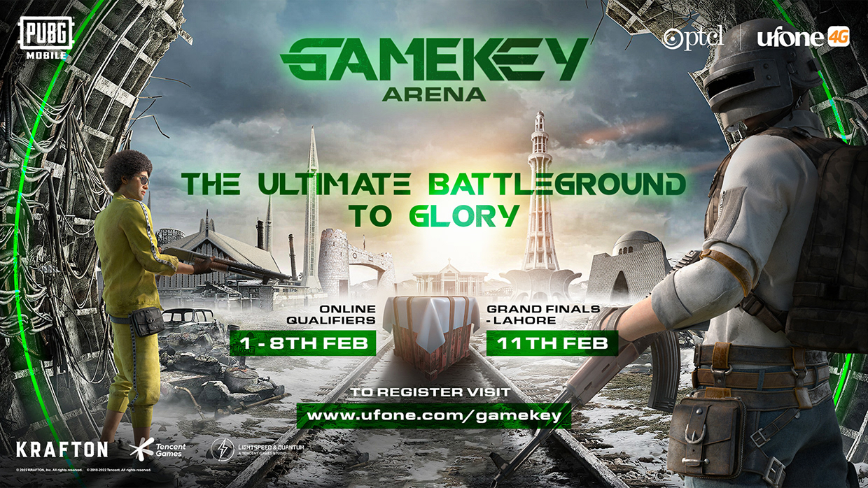 Ufone GameKey – Level Up Your Game Outdoor Campaign Image 0