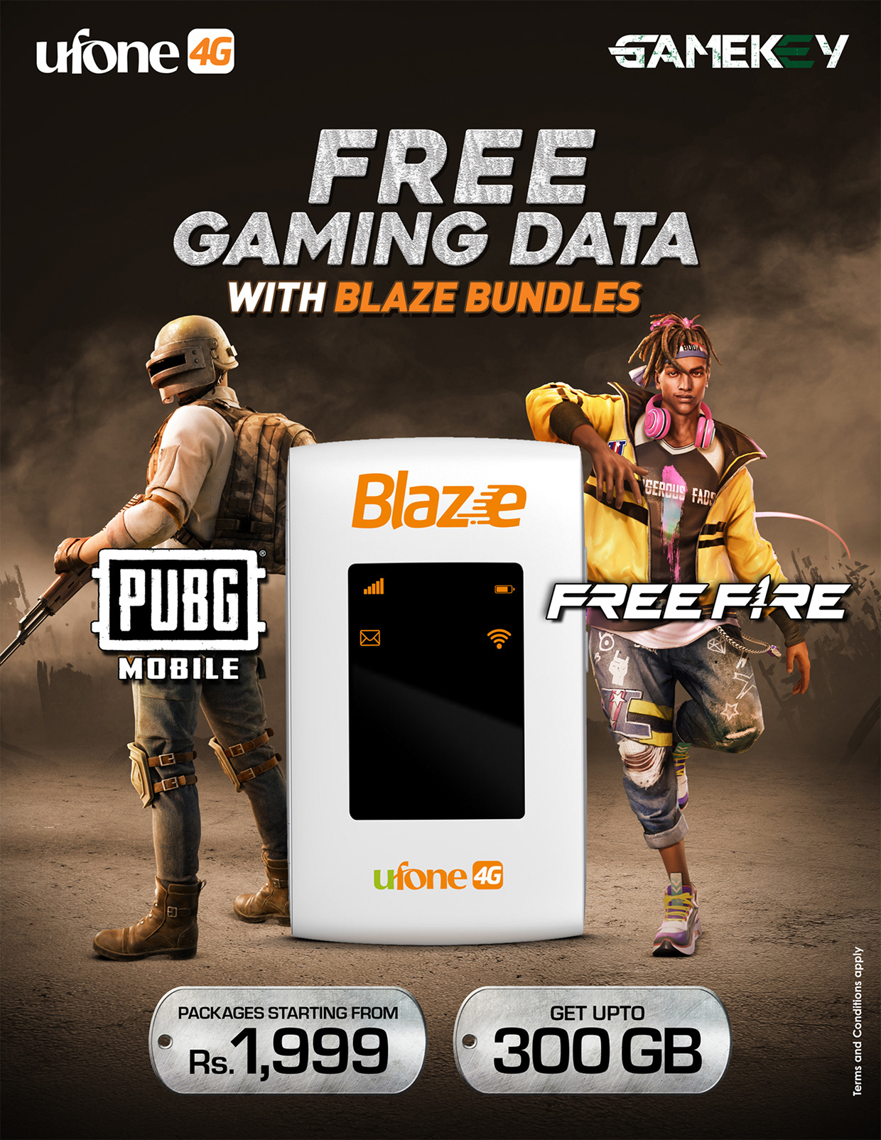 Ufone GameKey – Level Up Your Game Outdoor Campaign Image 8